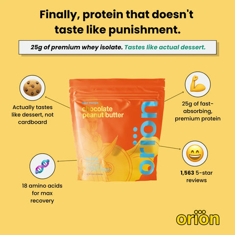 Protein Powder 25 Servings Supplement Orion Supplements