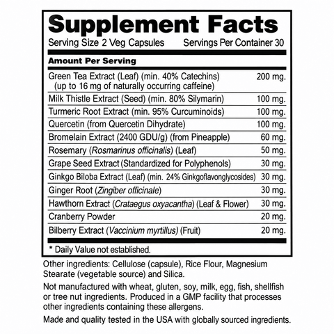 Penta Vitals Super Antioxidants -60 Veg Caps