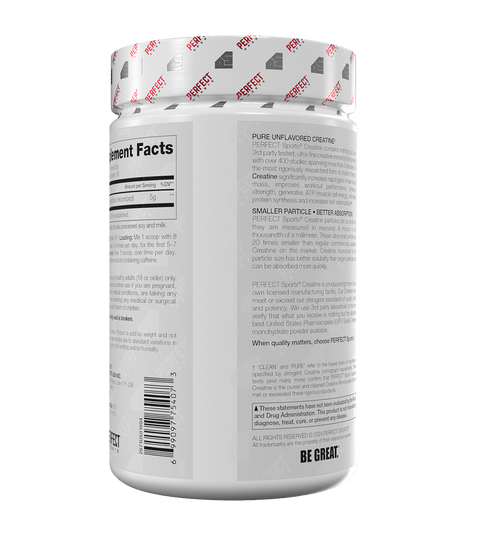 Perfect Sports Essential Creatine 80 Servings (Semi Clumped)- Exp 11/26