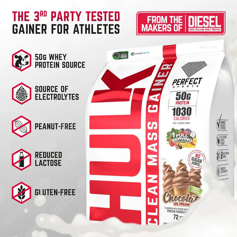 Perfect Sports HULK Clean High Protein Mass Gainer 10LBS