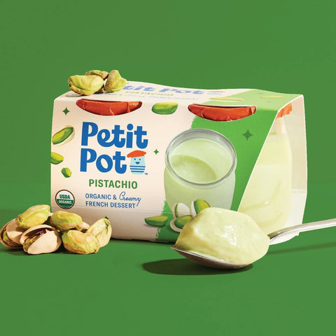 Petit Pot Pistachio Organic French Dessert 2-Jar Packs Wholesale