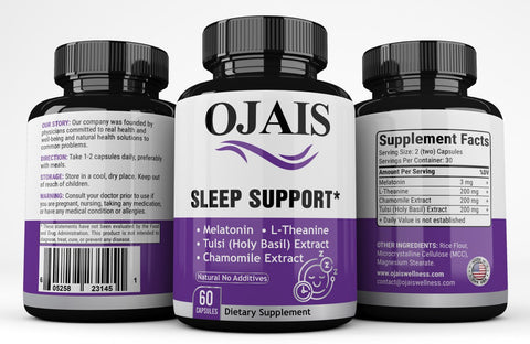 Evening Relax Trio Sleep Support Memory & Brain Support Heart Support Ojais Wellness