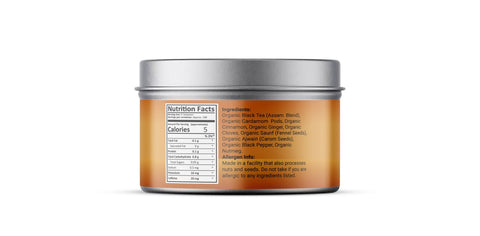 Organic Chai Warming Black Tea and Spice Blend Ojais Wellness