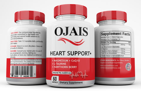Evening Relax Trio Sleep Support Memory & Brain Support Heart Support Ojais Wellness