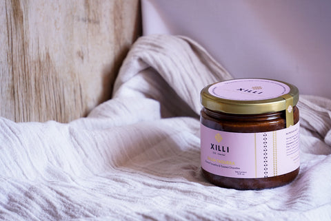 Xilli Charred Tomatillos & Toasted Chipotles Salsa Taquera Case 12 Jars