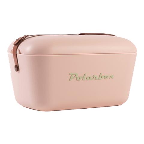 Polarbox Nude Cooler with Brown Leather Strap 21QT