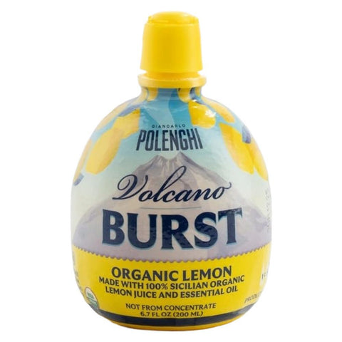Organic Lemon Juice Volcano Burst 6.7OZ Polenghi Spinagallo