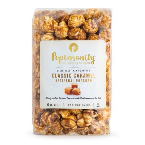 Classic Caramel Artisanal Popcorn 6OZ Popinsanity