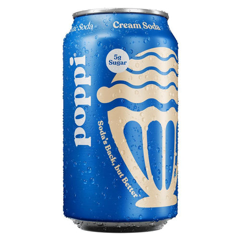Cream Soda Prebiotic Soda 12OZ Poppi