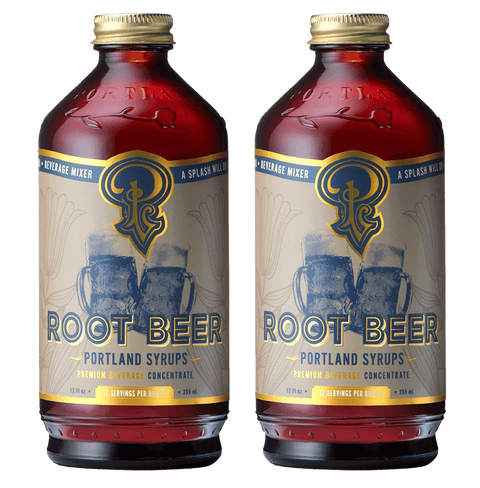 Root Beer Syrup Genuine Root Beer Syrup two-pack Portland Syrups