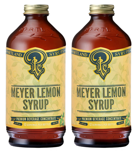 Meyer Lemon Key Attribute Syrup Two-Pack Portland Syrups