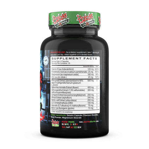 Psycho Thunder Struck - Powerful Test Booster (New 2025 Formula)