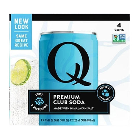 Premium Club Soda Max Carbonation 4PK Q Mixers