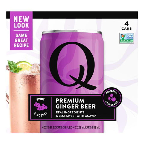 Premium Ginger Beer Mixer 4PK Q Mixers