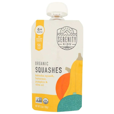 Organic Squashes Nutritious Baby Food Serenity Kids
