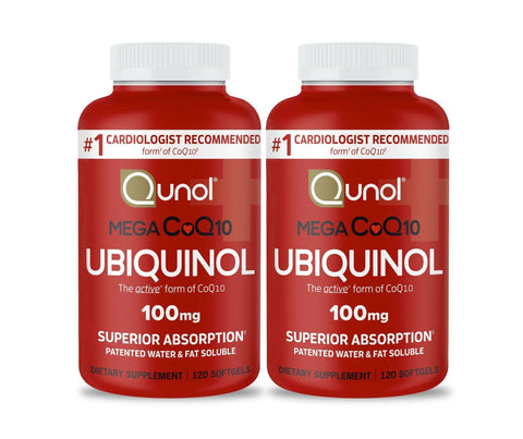 Qunol Mega Ubiquinol CoQ10, 100 mg -120 Caps
