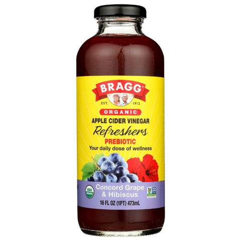 ACV Refreshers Concord Grape and Hibiscus Ready-to-Drink Beverage BRAGG