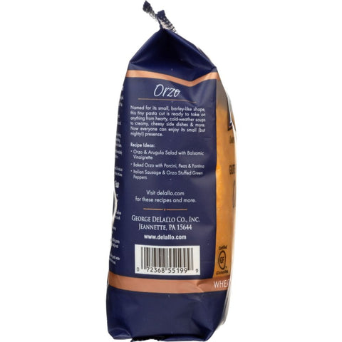 Gluten Free Orzo Corn and Rice Pasta 12 oz DELALLO