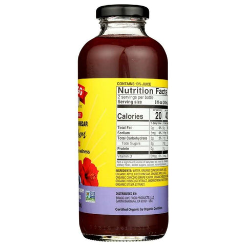 ACV Refreshers Concord Grape and Hibiscus Ready-to-Drink Beverage BRAGG