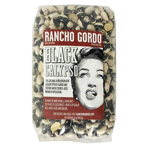 Black Calypso Heirloom Beans 16OZ Rancho Gordo