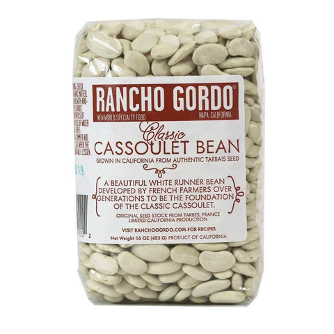 Classic Cassoulet Large White Heirloom Beans Rancho Gordo