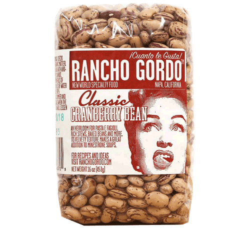 Classic Cranberry Thin-Skinned Heirloom Beans Rancho Gordo