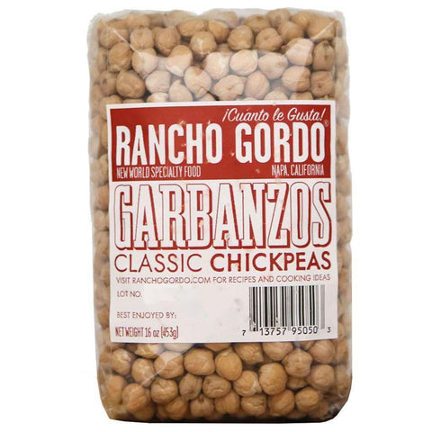 Garbanzos Classic Chickpeas 16OZ Rancho Gordo