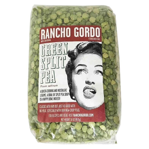 Green Split Pea Heirloom Beans 16OZ Rancho Gordo