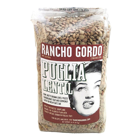 Puglia Lentils Firm Nutty Lentils Rancho Gordo