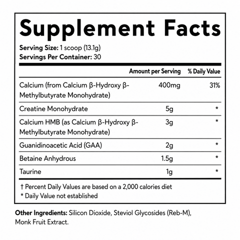 Revive Creatine + HMB - 30 Servings