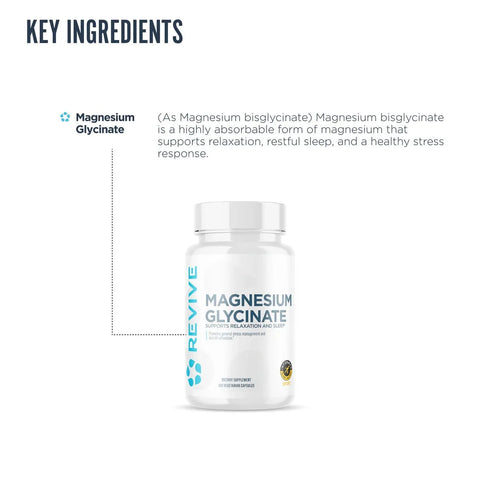 Revive Magnesium Glycinate -120 Caps