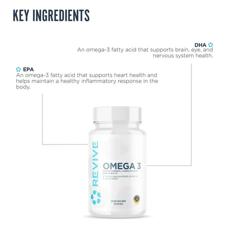 Revive Omega 3 - 120 Softgels