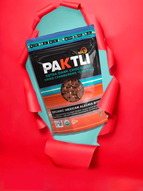 Extra Dark Chocolate Cranberries Cashews Alegria Bites Organic Mexican