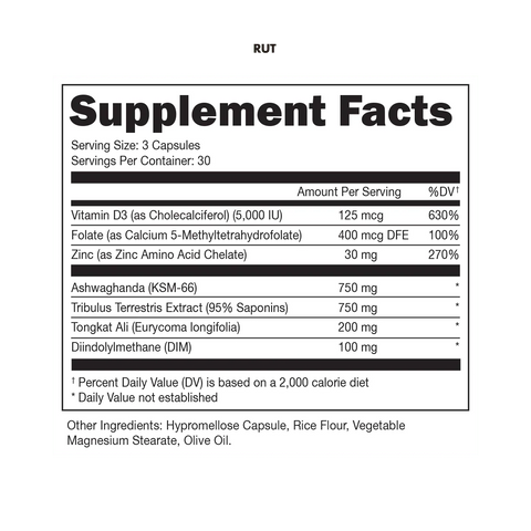 Bucked Up RUT Testosterone Booster