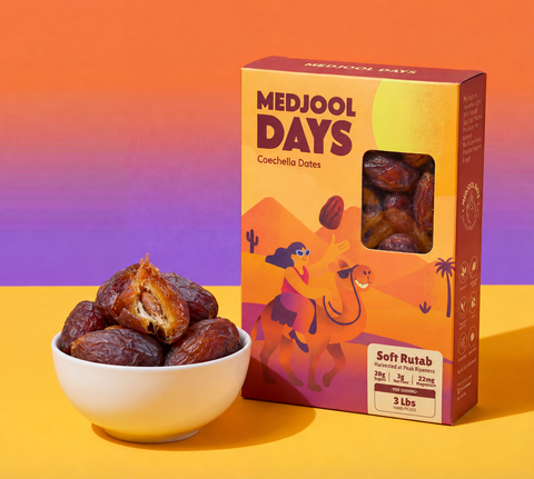 Soft Rutab Medjool Dates