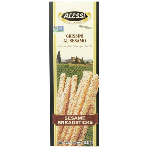 Sesame Golden Breadsticks Premium Italian Snack ALESSI