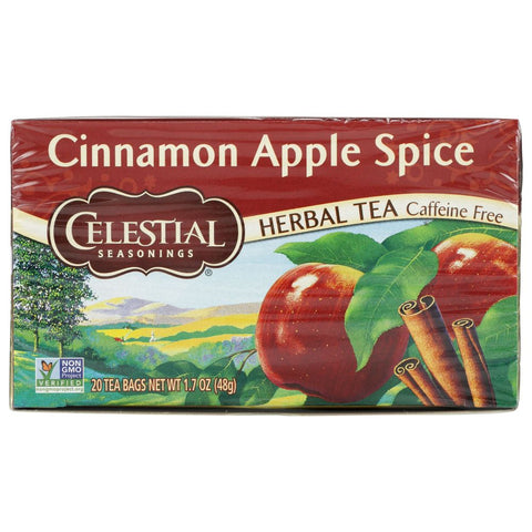 Cinnamon Apple Spice Herbal Tea 20 Bags Celestial Seasonings