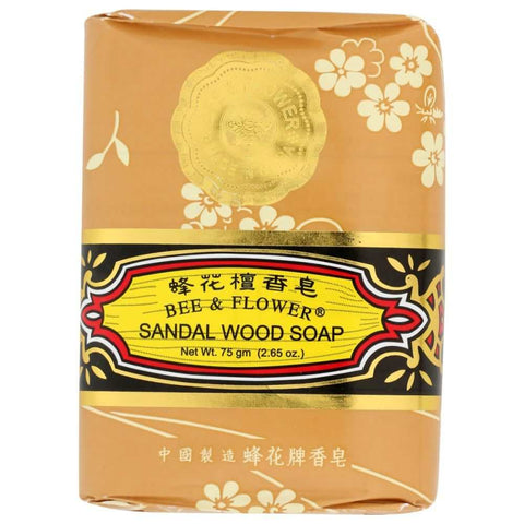 Sandal Wood Soap Luxurious Lather Bar BEE & FLOWER