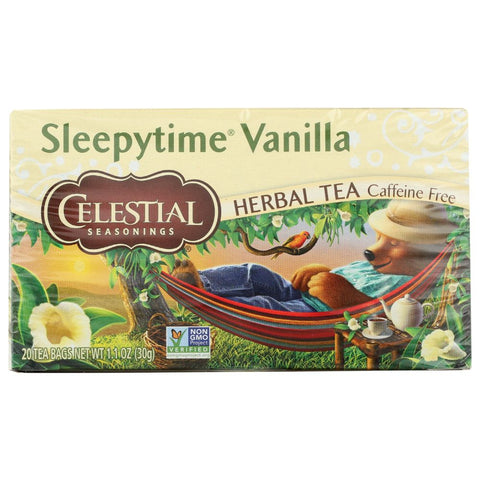 Sleepytime Vanilla Herbal Tea 20 Bag Celestial Seasonings