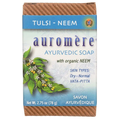 Tulsi Neem Ayurvedic Soap 30 pc Ayurvedic Soap AUROMERE