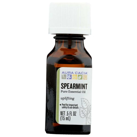 Spearmint Cooling Essential Oil 0.5 oz AURA CACIA