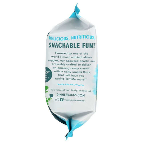 Sea Salt Crispy Seaweed Snack GIMME Organic 0.35 oz