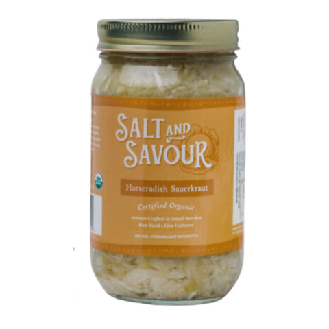 Salt and Savour Organic Sauerkraut with Horseradish