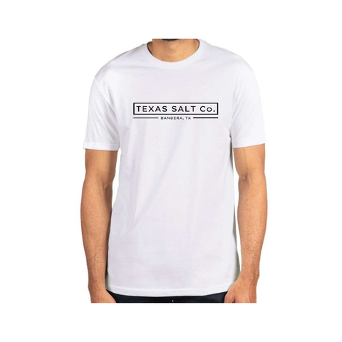 Salt T-Shirt Bandera White Cotton Casual Tee Texas Salt Co