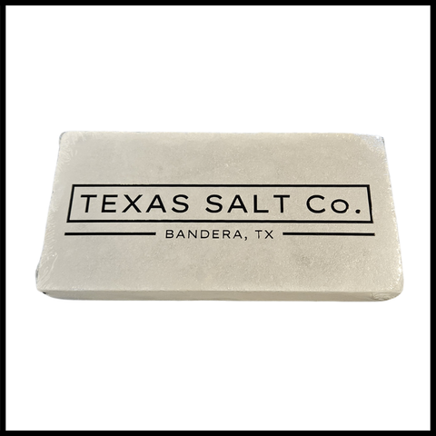 Himalayan Salt Tile Logo 8x4x1 Tile Texas Salt Co