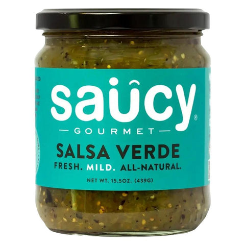 Salsa Verde Fire Roasted Gourmet Salsa 15.5OZ Saucy Gourmet