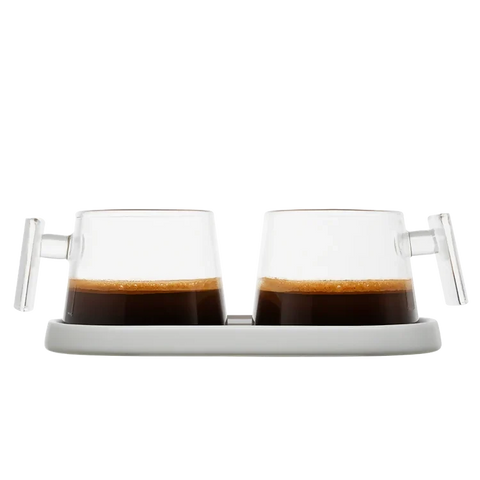 Pure Over Durable Borosilicate Glass Espresso Cup Set 3 Sets