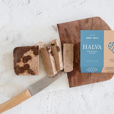 Dark Chocolate & Sea Salt Halva 8OZ Seed + Mill