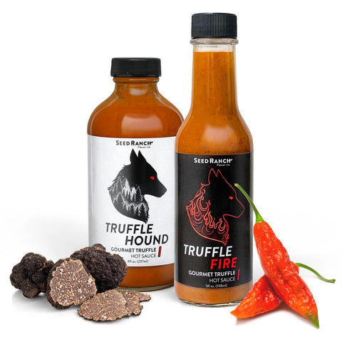 Truffle Sauce Bundle Medium and Hot Heat Sauce Seed Ranch Flavor Co