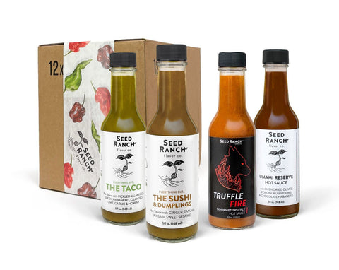 What's Hot Now Case of 12 Flavor Bundle Seed Ranch Flavor Co